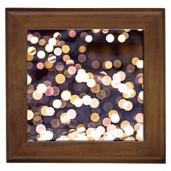 Bright Light Pattern Framed Tiles by FunnyCow