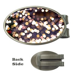 Bright Light Pattern Money Clips (oval)  by FunnyCow