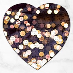 Bright Light Pattern Jigsaw Puzzle (heart) by FunnyCow