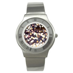 Bright Light Pattern Stainless Steel Watch by FunnyCow