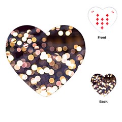 Bright Light Pattern Playing Cards (heart)  by FunnyCow