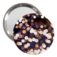 Bright Light Pattern 3  Handbag Mirrors by FunnyCow