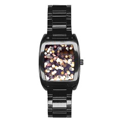 Bright Light Pattern Stainless Steel Barrel Watch by FunnyCow