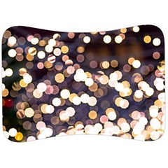 Bright Light Pattern Velour Seat Head Rest Cushion by FunnyCow