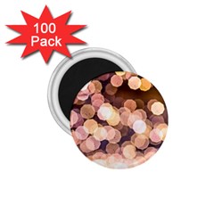 Warm Color Brown Light Pattern 1 75  Magnets (100 Pack)  by FunnyCow