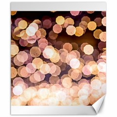 Warm Color Brown Light Pattern Canvas 20  X 24   by FunnyCow