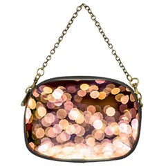 Warm Color Brown Light Pattern Chain Purses (one Side)  by FunnyCow