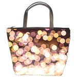 Warm Color Brown Light Pattern Bucket Bags Front