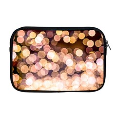 Warm Color Brown Light Pattern Apple Macbook Pro 17  Zipper Case by FunnyCow