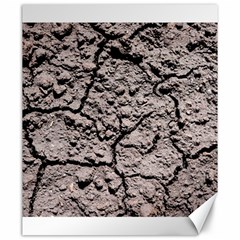 Earth  Dark Soil With Cracks Canvas 20  X 24   by FunnyCow