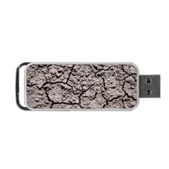 Earth  Dark Soil With Cracks Portable Usb Flash (one Side) by FunnyCow