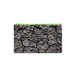 Earth. Dark Soil With Cracks Cosmetic Bag (XS) Front