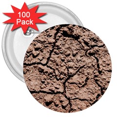 Earth  Light Brown Wet Soil 3  Buttons (100 Pack)  by FunnyCow