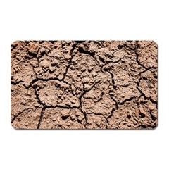 Earth  Light Brown Wet Soil Magnet (rectangular) by FunnyCow