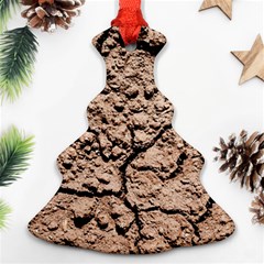 Earth  Light Brown Wet Soil Ornament (christmas Tree)  by FunnyCow