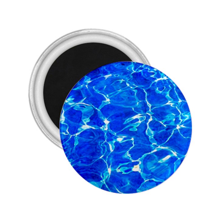 Blue Clear Water Texture 2.25  Magnets