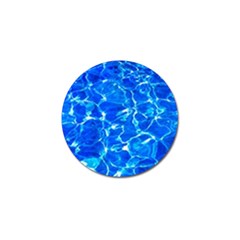 Blue Clear Water Texture Golf Ball Marker by FunnyCow