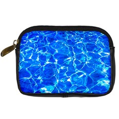 Blue Clear Water Texture Digital Camera Cases by FunnyCow