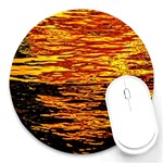 Liquid Gold Round Mousepads Front