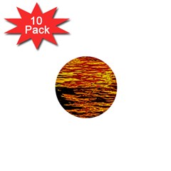 Liquid Gold 1  Mini Buttons (10 Pack)  by FunnyCow