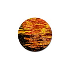 Liquid Gold Golf Ball Marker by FunnyCow