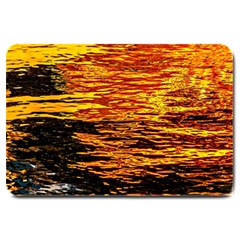 Liquid Gold Large Doormat  by FunnyCow