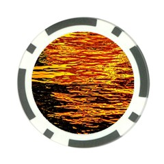 Liquid Gold Poker Chip Card Guard by FunnyCow