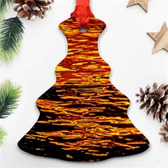 Liquid Gold Christmas Tree Ornament (two Sides) by FunnyCow