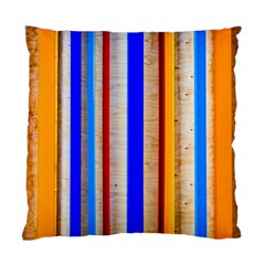 Colorful Wood And Metal Pattern Standard Cushion Case (two Sides) by FunnyCow