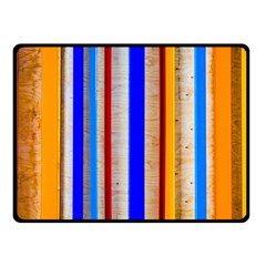 Colorful Wood And Metal Pattern Fleece Blanket (small) by FunnyCow