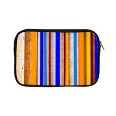 Colorful Wood And Metal Pattern Apple Ipad Mini Zipper Cases by FunnyCow