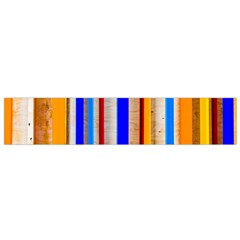 Colorful Wood And Metal Pattern Small Flano Scarf