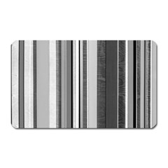 Shades Of Grey Wood And Metal Magnet (rectangular) by FunnyCow