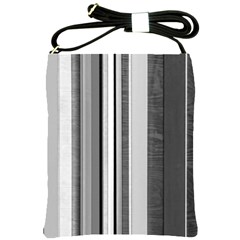 Shades Of Grey Wood And Metal Shoulder Sling Bags by FunnyCow