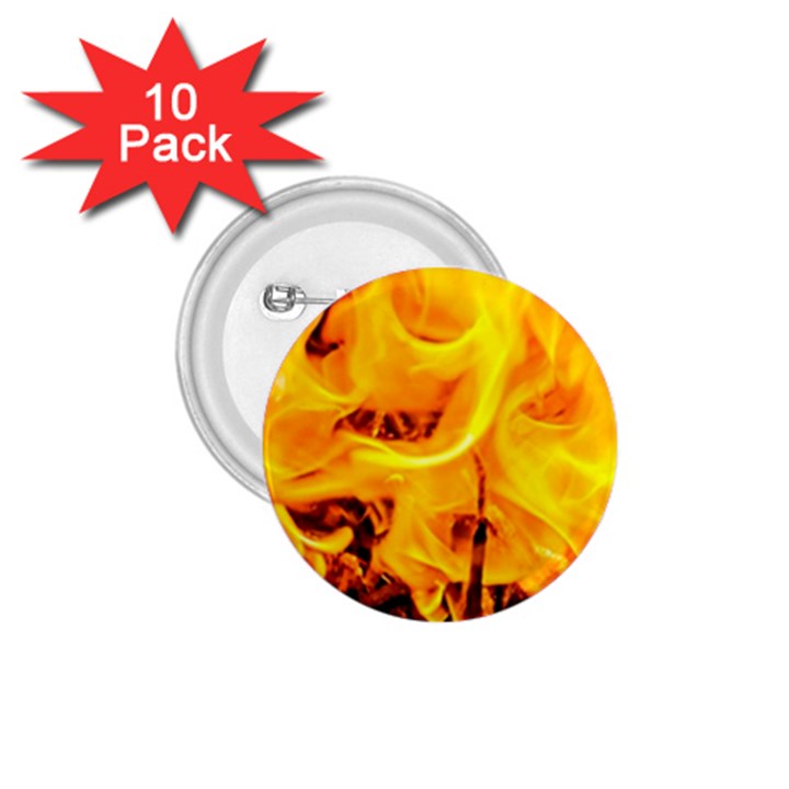 Fire And Flames 1.75  Buttons (10 pack)