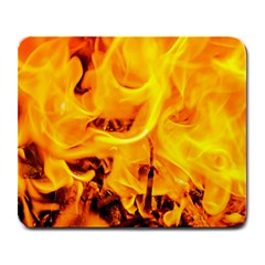 Fire And Flames Large Mousepads by FunnyCow