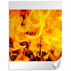 Fire And Flames Canvas 12  X 16   by FunnyCow