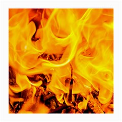 Fire And Flames Medium Glasses Cloth by FunnyCow