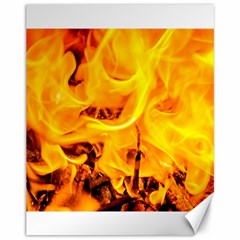 Fire And Flames Canvas 11  X 14   by FunnyCow