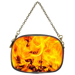 Fire And Flames Chain Purses (one Side)  by FunnyCow