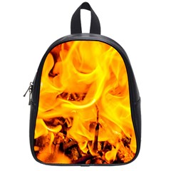 Fire And Flames School Bag (small) by FunnyCow