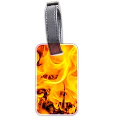 Fire And Flames Luggage Tags (two Sides) by FunnyCow