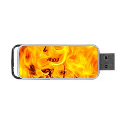 Fire And Flames Portable Usb Flash (one Side) by FunnyCow