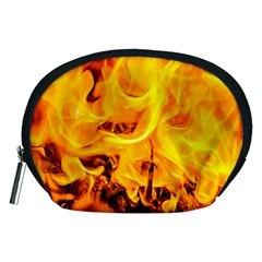 Fire And Flames Accessory Pouches (medium)  by FunnyCow