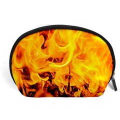 Fire And Flames Accessory Pouches (large)  by FunnyCow