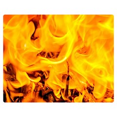 Fire And Flames Double Sided Flano Blanket (medium)  by FunnyCow