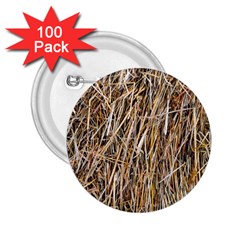 Dry Hay Texture 2 25  Buttons (100 Pack)  by FunnyCow