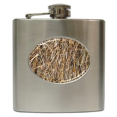 Dry Hay Texture Hip Flask (6 Oz) by FunnyCow