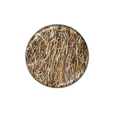 Dry Hay Texture Hat Clip Ball Marker by FunnyCow