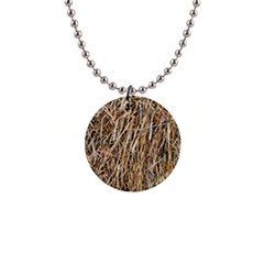 Dry Hay Texture Button Necklaces by FunnyCow